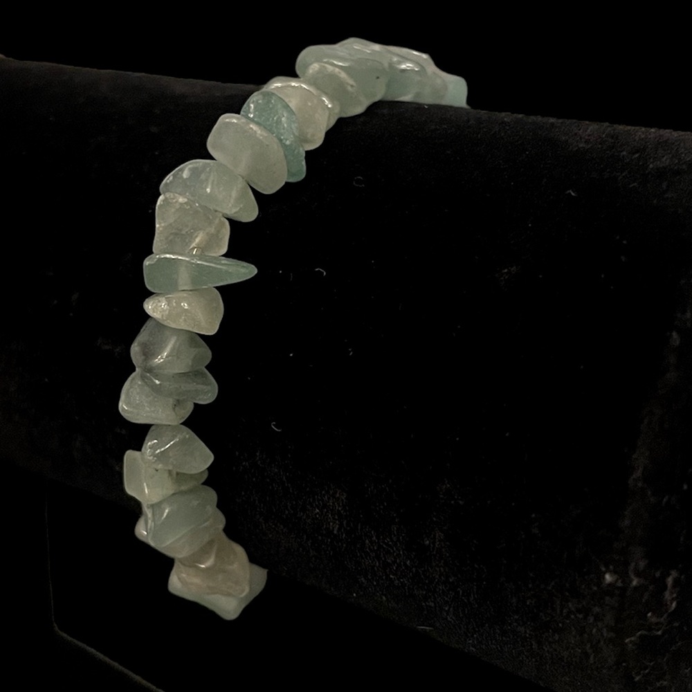 3 for $21 green aventurine chip bracelet